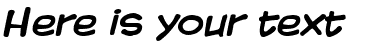 Your preview of Komika Display font