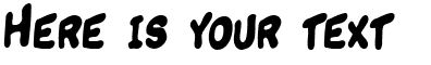 Your preview of Komikandy font