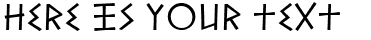 Your preview of Alfabetix font