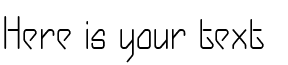 Your preview of Gizmo font