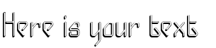 Your preview of Gizmo Shade font