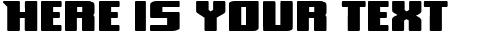 Your preview of Broad font