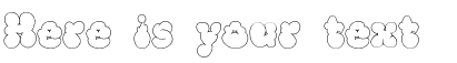 Your preview of McKloud White font