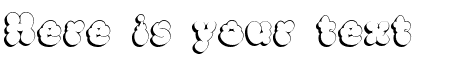 Your preview of McKloud Shadow font