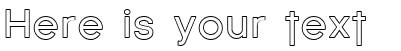 Your preview of Florencesans Outline font