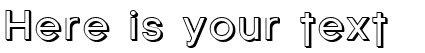 Your preview of Florencesans Shaded font