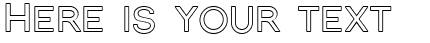 Your preview of Florencesans SC Outline font