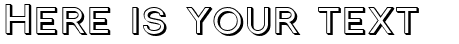 Your preview of Florencesans SC Shaded font