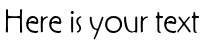 Your preview of Rx font