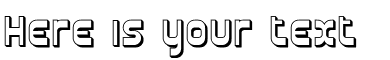 Your preview of Plasmatica Shaded font