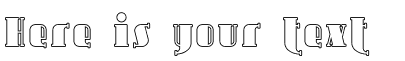 Your preview of Avondale Outline font