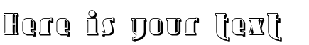 Your preview of Avondale Shaded font