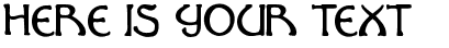 Your preview of Hadley font