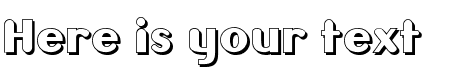 Your preview of Gilgongo Ombre font