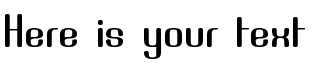 Your preview of Brassiere font