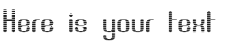 Your preview of Brassiere Line font