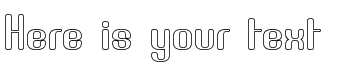 Your preview of Brassiere Seethru font
