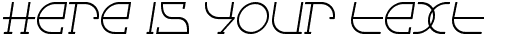 Your preview of Fontcop font