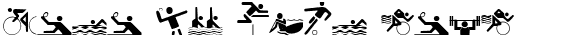 Your preview of Olympicons font