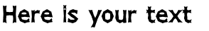 Your preview of Chizz font