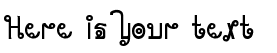 Your preview of Cyclin font