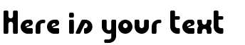 Your preview of Choda font