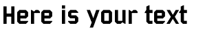 Your preview of Bombardier font