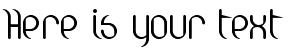 Your preview of Valium font