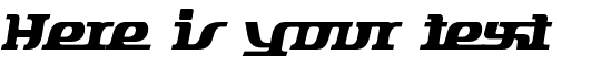 Your preview of Starbat font