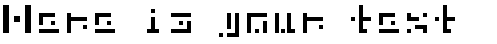 Your preview of DBE-Hydrogen font