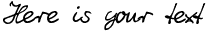 Your preview of Handschrift MARTIN font