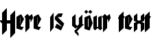 Your preview of Pure Evil 2 font
