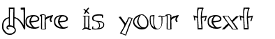 Your preview of Knuckel Tatz font