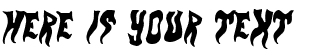 Your preview of Evol font