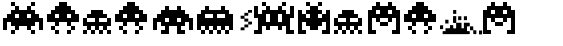 Your preview of Invaders from Space font