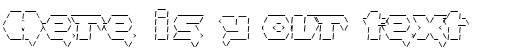 Your preview of Asciid font
