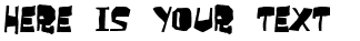 Your preview of Orangutan font