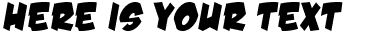 Your preview of Damn Noisy Kids font