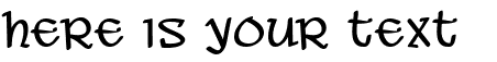 Your preview of Ale and Wenches BB font