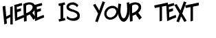 Your preview of Twelve Ton Goldfish font