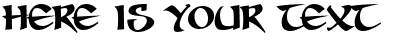 Your preview of Seven Swordsmen BB font