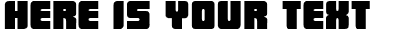 Your preview of Low Rider BB font