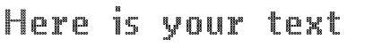 Your preview of Ring Matrix font