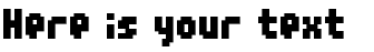 Your preview of 04b_25 font