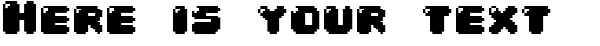 Your preview of 04b_30 font