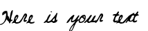 Your preview of SF-Barbara font