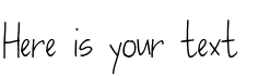 Your preview of SF-Karens font