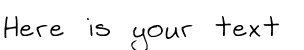Your preview of Marcishand font