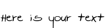 Your preview of Marjories Hand font