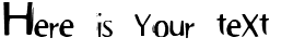 Your preview of Prehistoric font